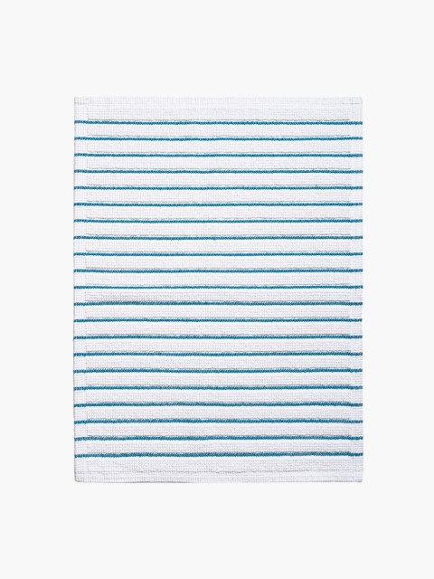 Bath mat petrol blue